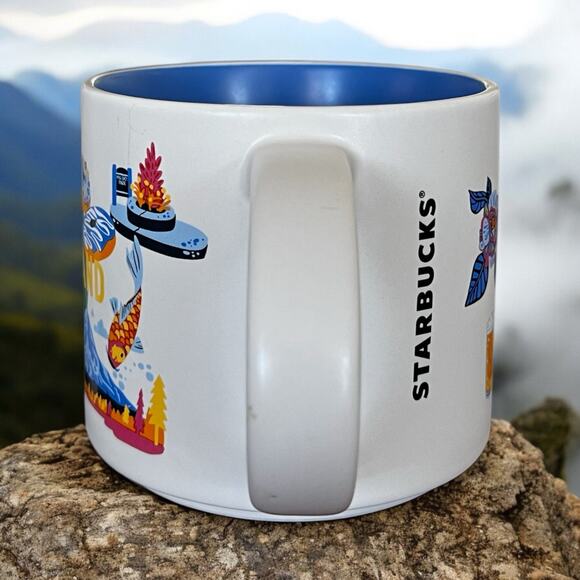Starbucks 2024 PORTLAND Oregon Discovery Series 14 Oz Coffee Mug Cup EUC - Picture 7 of 9